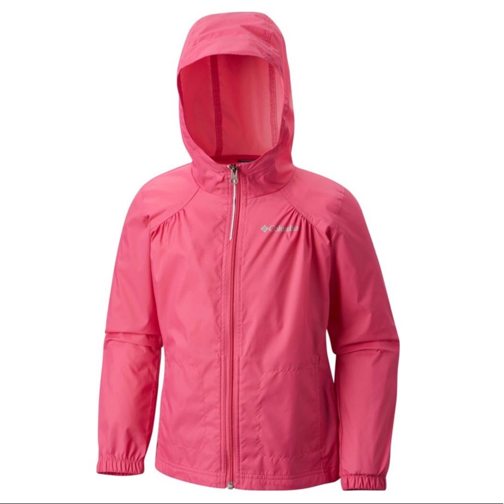 Girls Pink Columbia Windbreaker